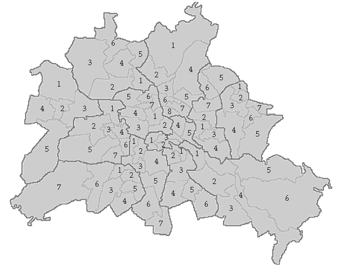 Wahlkreise in Berlin (51 kb)